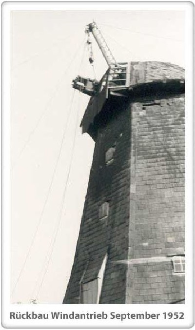 Rückbau Windantrieb 1952